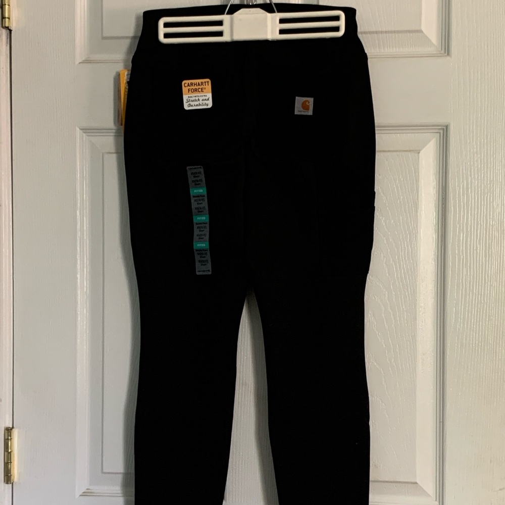 NWT Women’s Carhartt Utility Leggings, XS (0/2) Short, Black